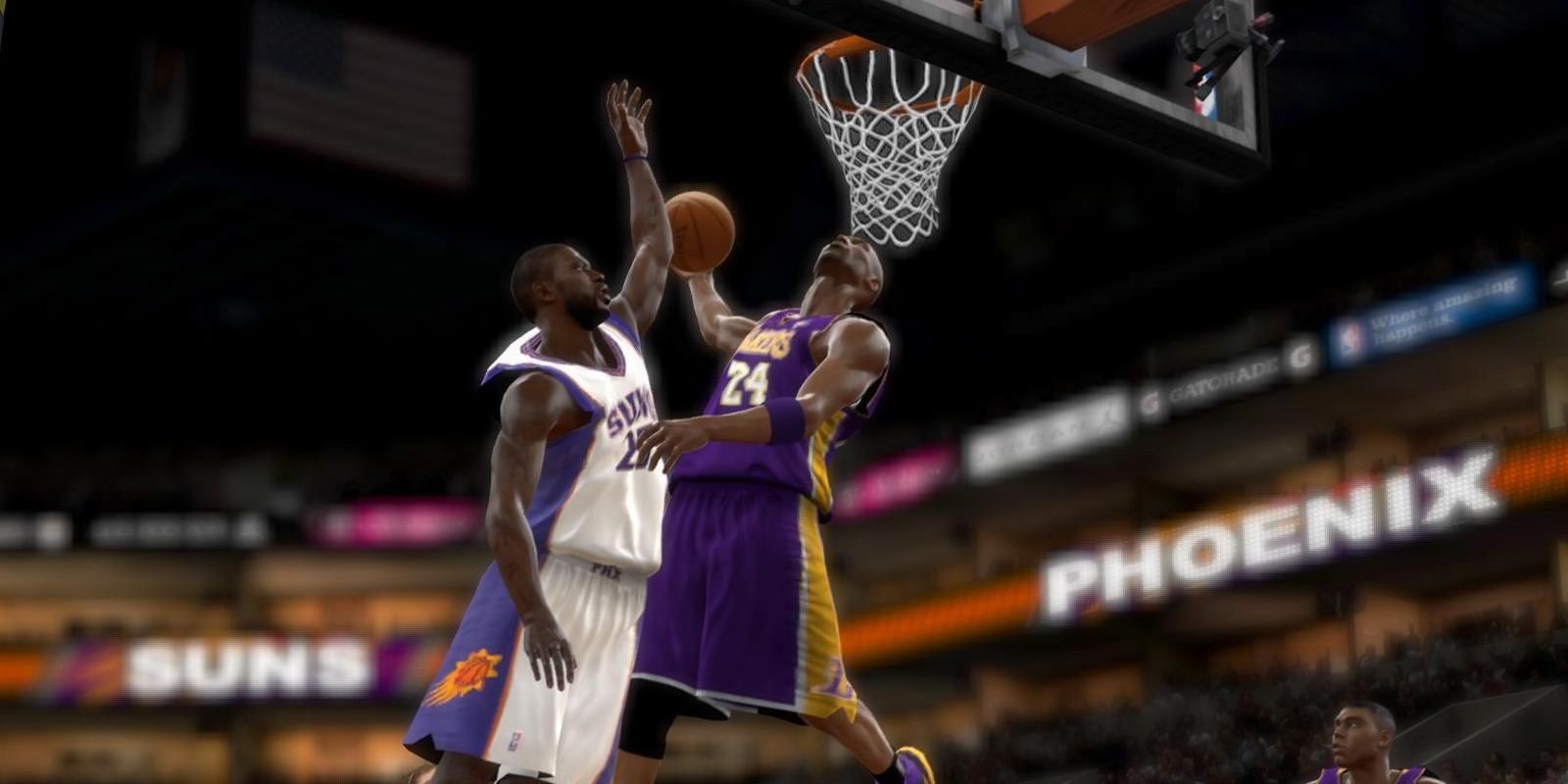 Kobe Bryant dunks in NBA 2K10