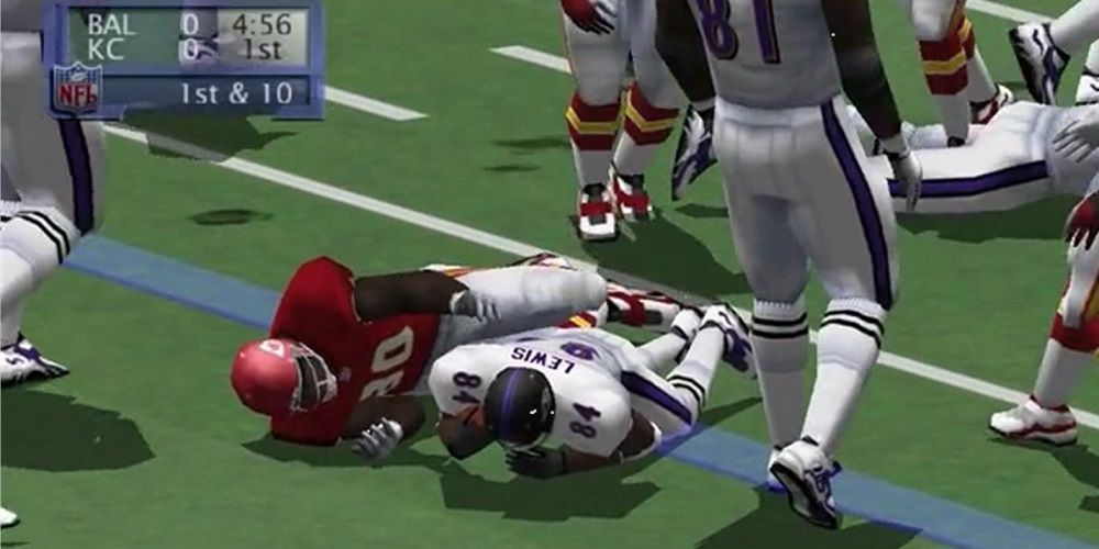 Ray Lewis makes tackle in NFL 2K 1