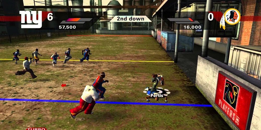 Giants vs WFT in NFL Street