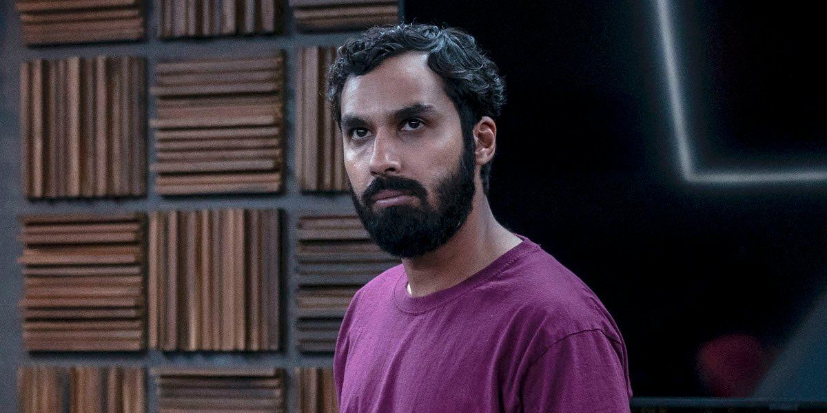 Nayyar as Sandeep talking to the interrogators in Criminal 