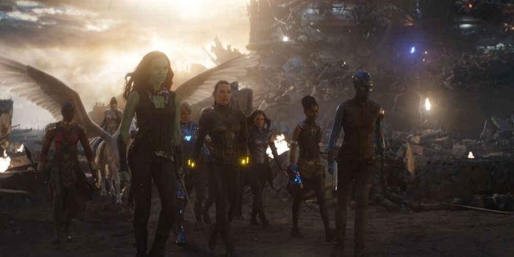 Female Avengers come together to fight in Avengers: Endgame
