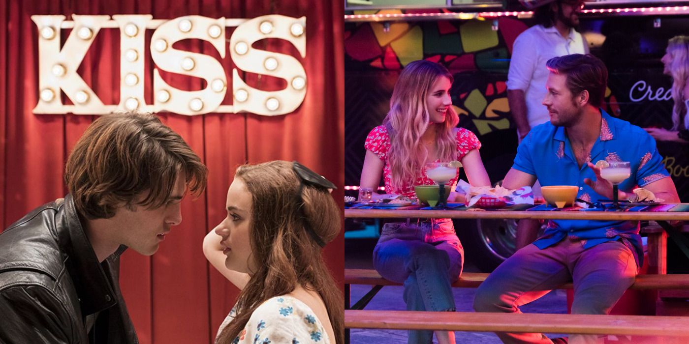 Netflix romantic comedies side by side of Kissing Booth and Holidate featured image