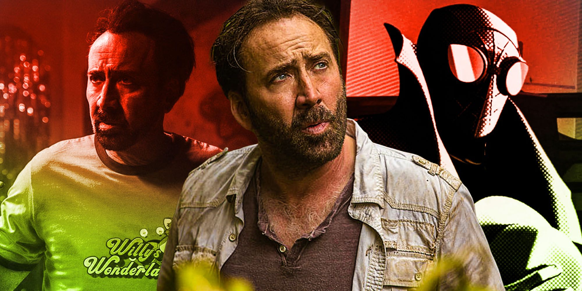 Nicolas Cage Willys wonderland into the spiderverse The Unbearable Weight of Massive Talent