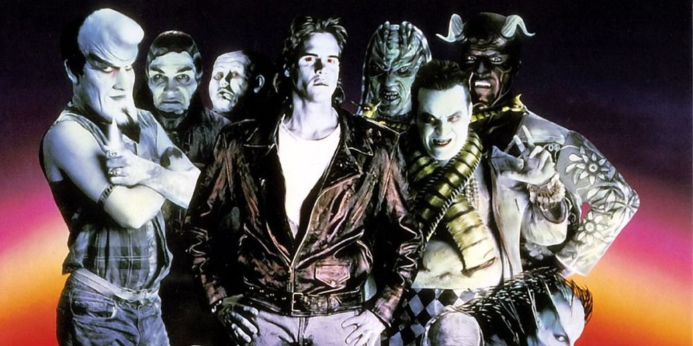 Aaron Boone, and creatures of Midian psoing for picture in Nightbreed