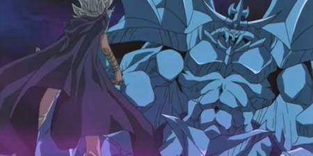 Yugioh Obelisk The Tormentor against Marik in Yu-Gi-Oh!