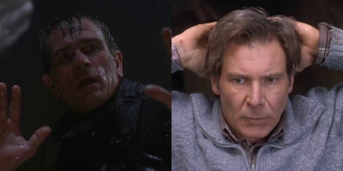 Tommy Lee Jones/Harrison Ford in The Fugitive