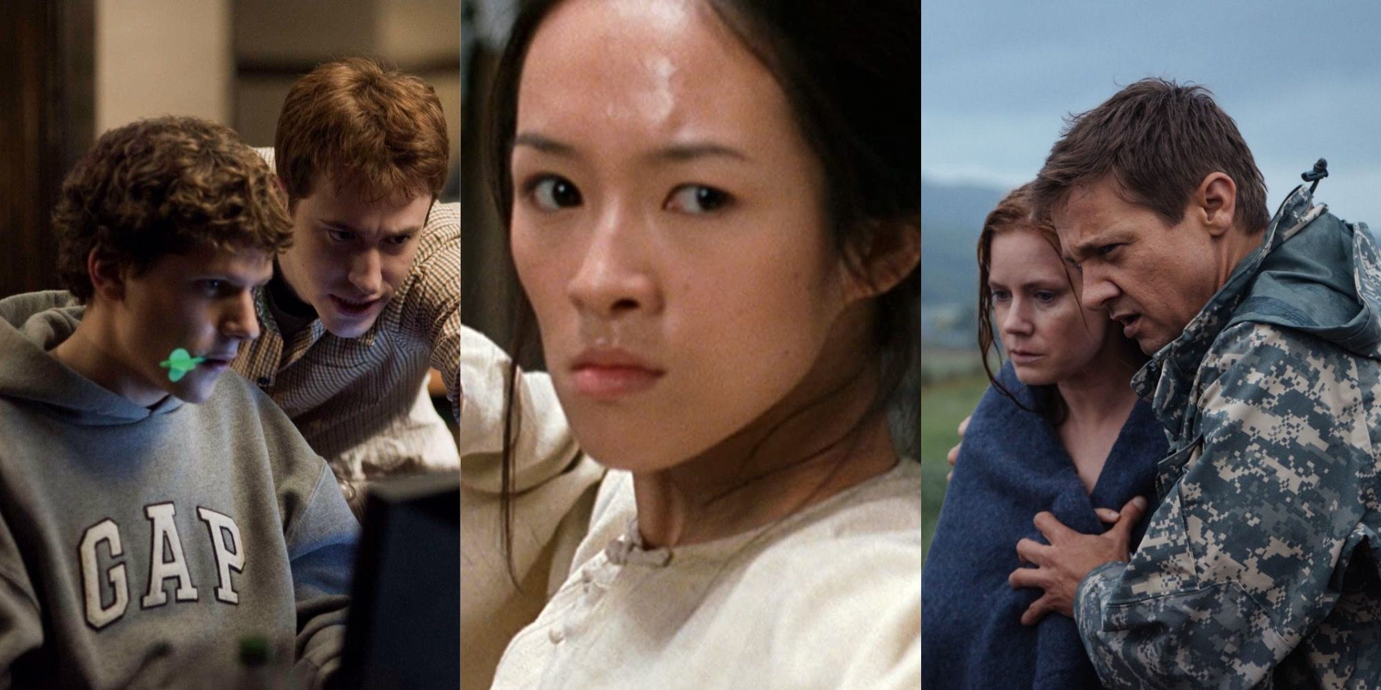 The Social Network, Crouching Tiger Hidden Dragon, Arrival