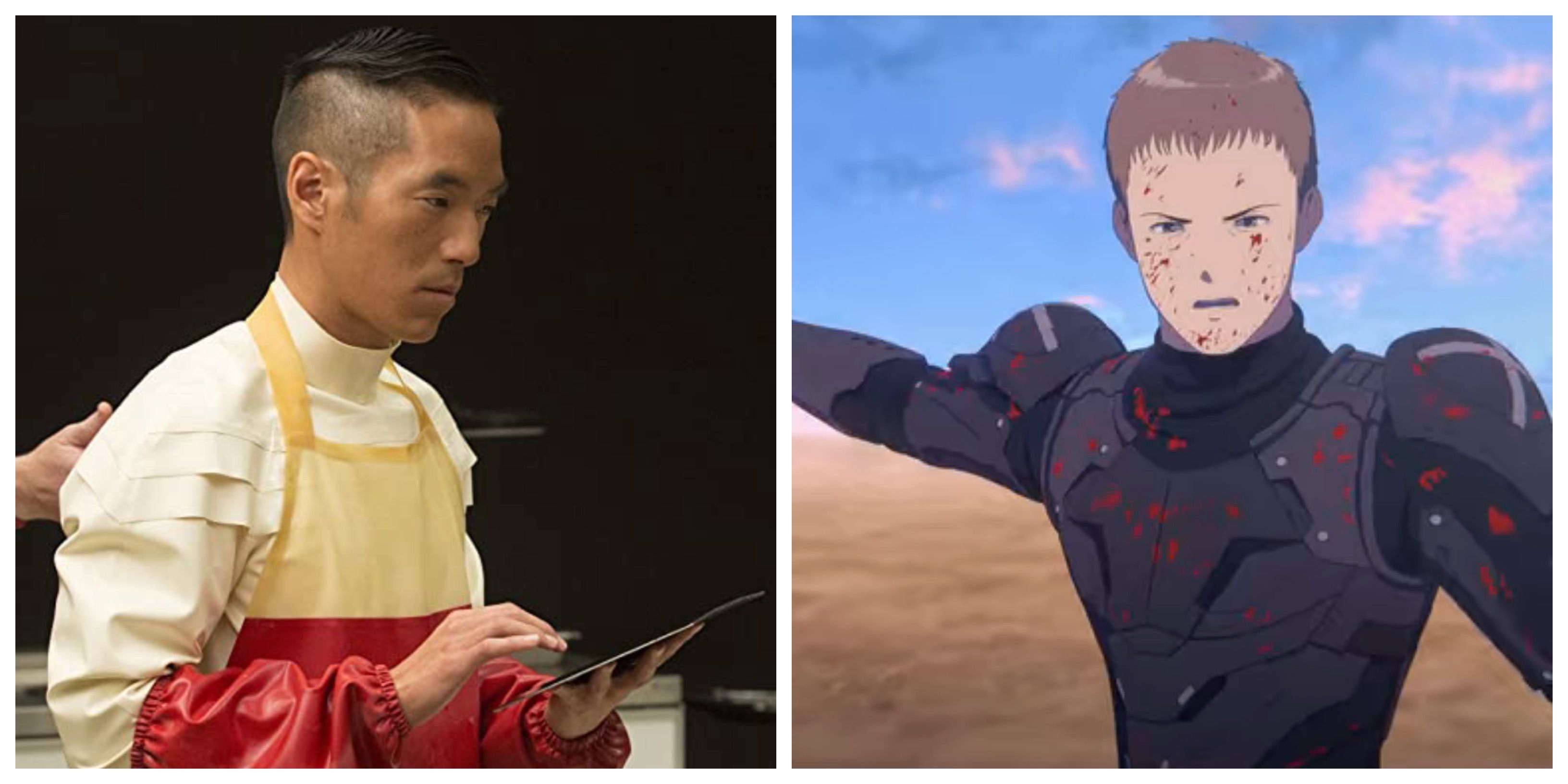 Leonardo Nam as Rickter in Pacific Rim: The Black on Netflix