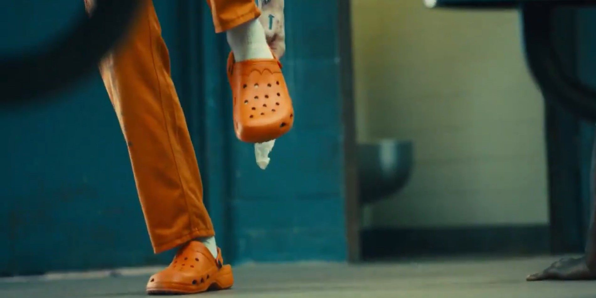 Peter Davidson's Crocs in The Suicide Squad