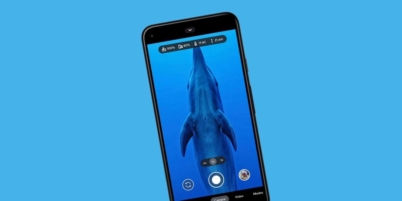 Google Pixel underwater