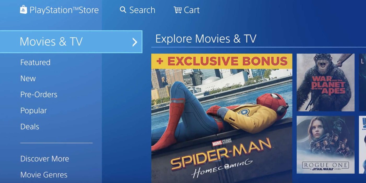 PlayStation Store discontinuing TV and movie purchases and rentals