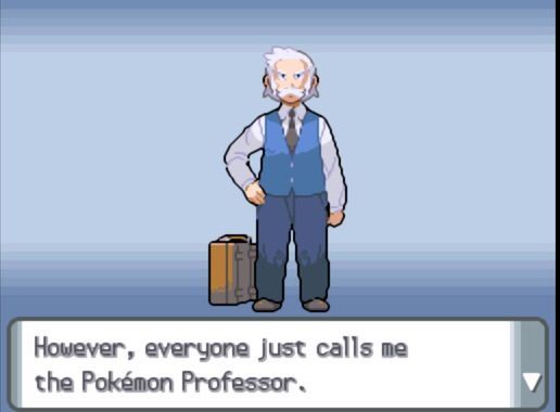 Pokémon Professor Rowan