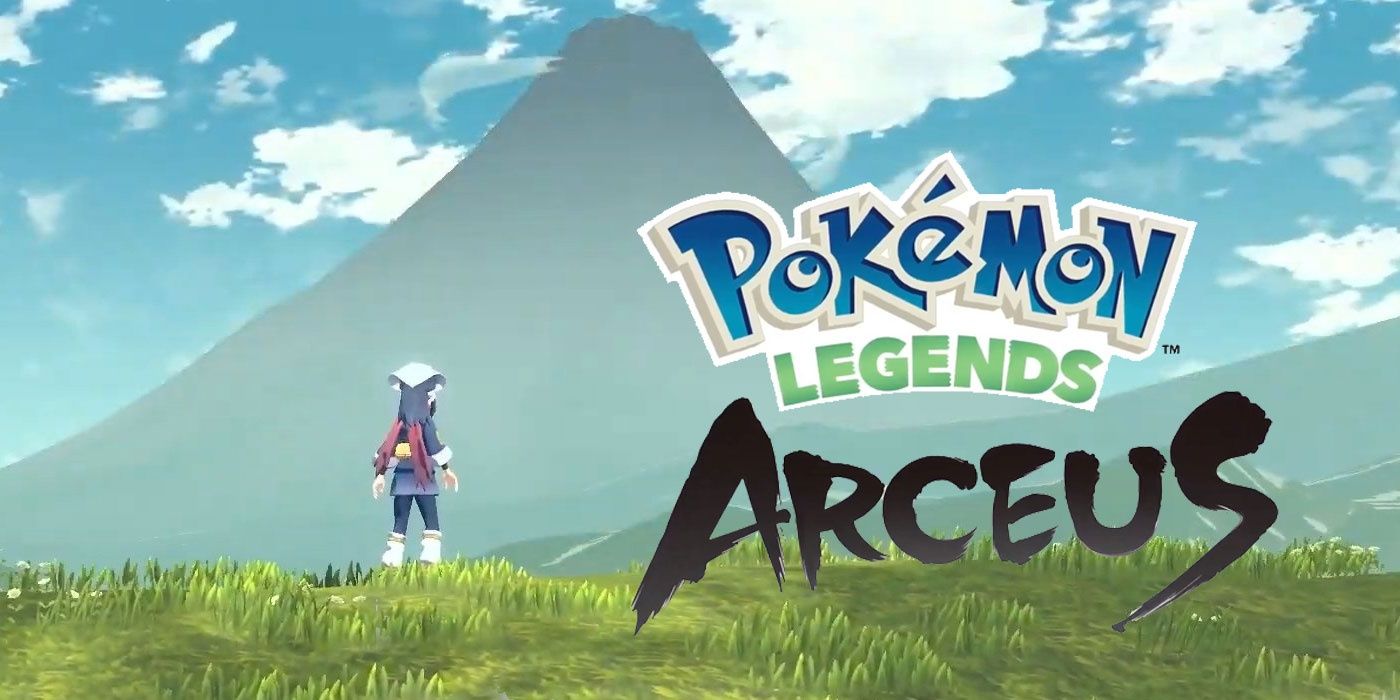 Screenshot of Pokémon Legends: Arceus for the Nintendo Switch, releasing in early 2022