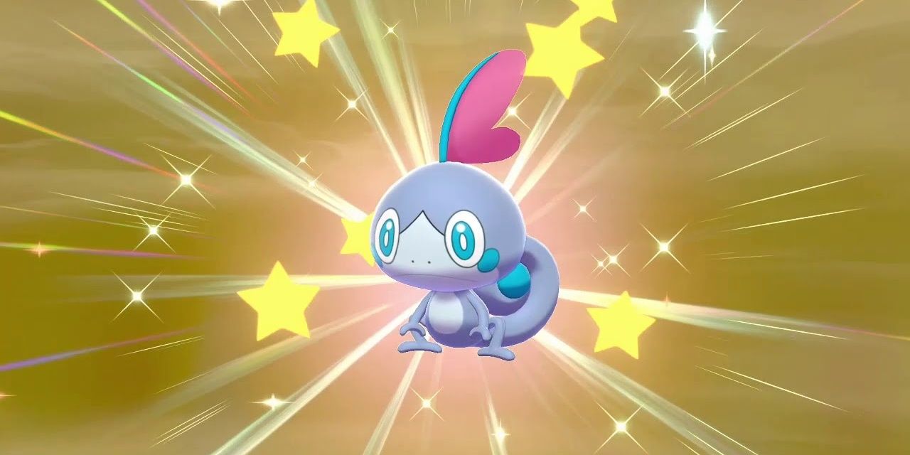 A shiny sobble surrounded by stars