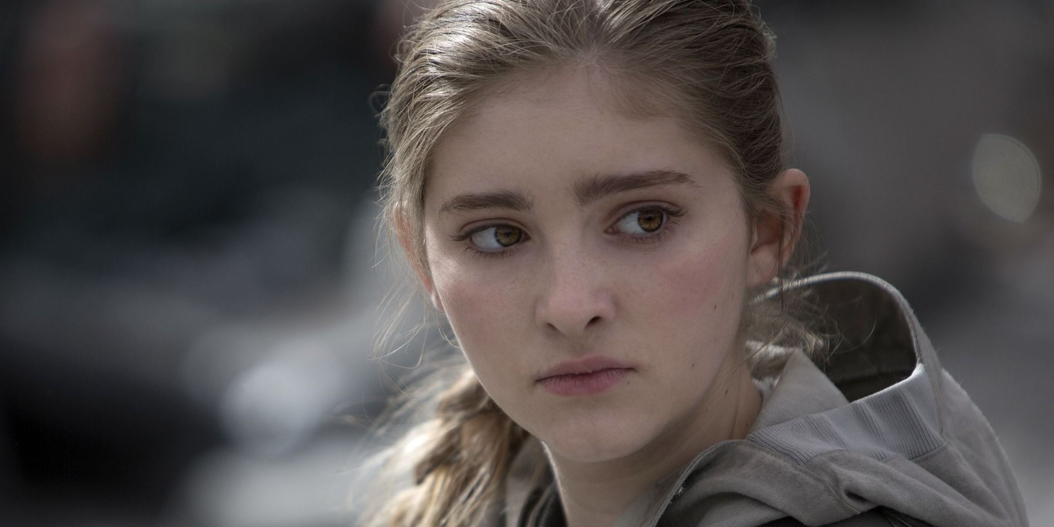 Prim as a nurse in the Capitol in The Hunger Games Mockingjay Part 2