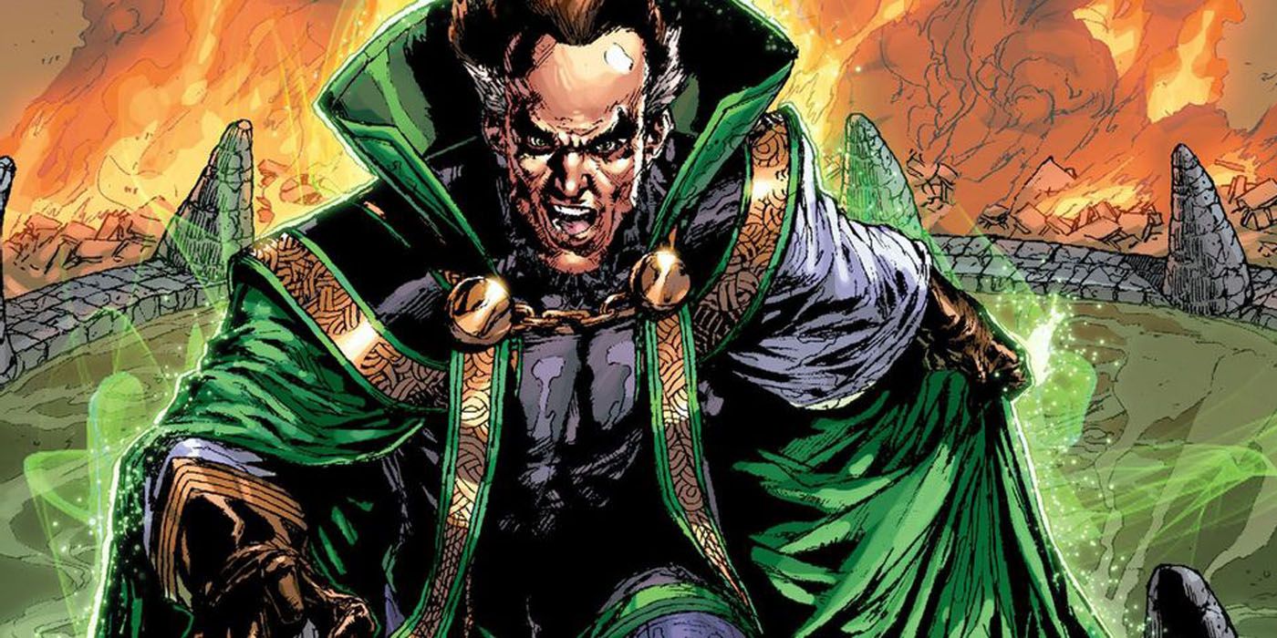 Ra's al Ghul approaching and preparing for action.