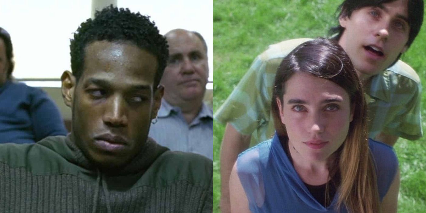 Tyrone/Marion sits with Harold in Requiem for a Dream