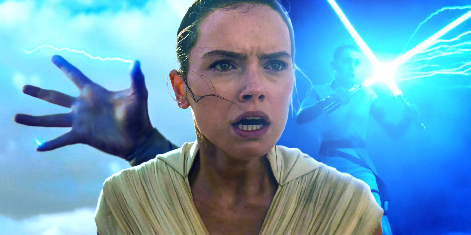 Rey Star wars the rise of skywalker force lightning powers final battle