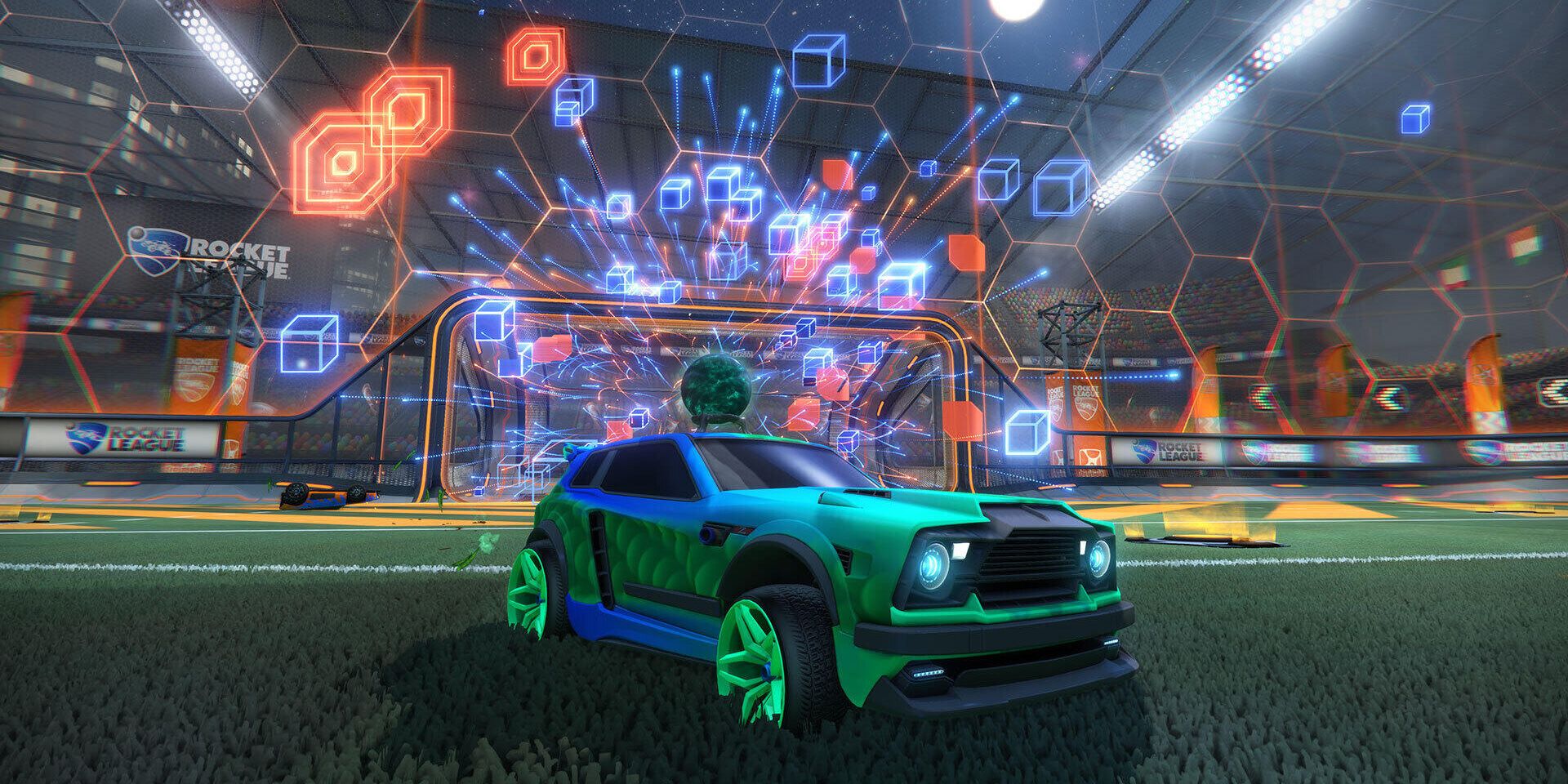 Rocket League Green Car