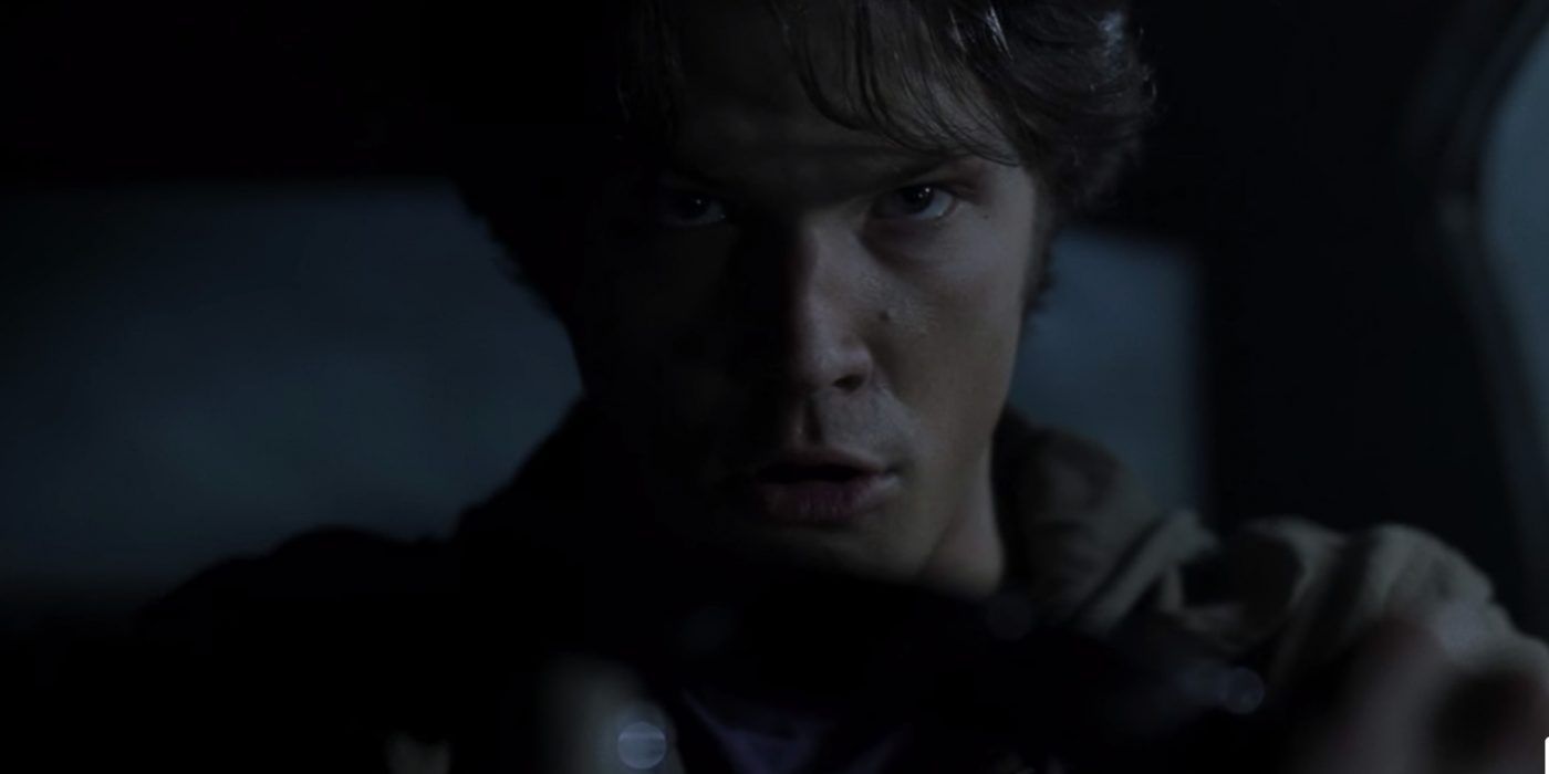 Sam drives the Impala in Supernatural