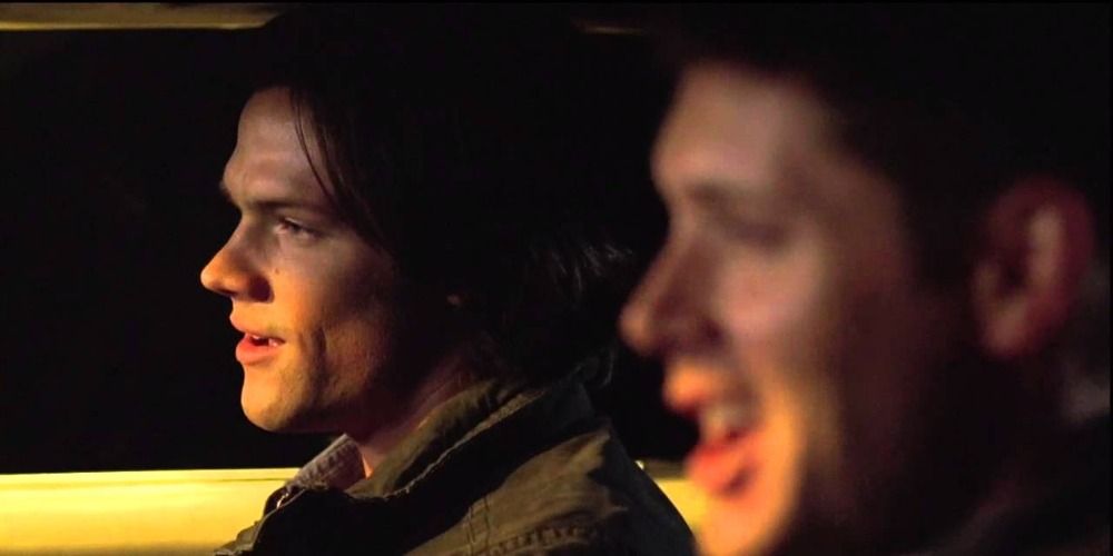 Sam and Dean sing Wanted Dead Or Alive by Bon Jovi in the Impala in Supernatural