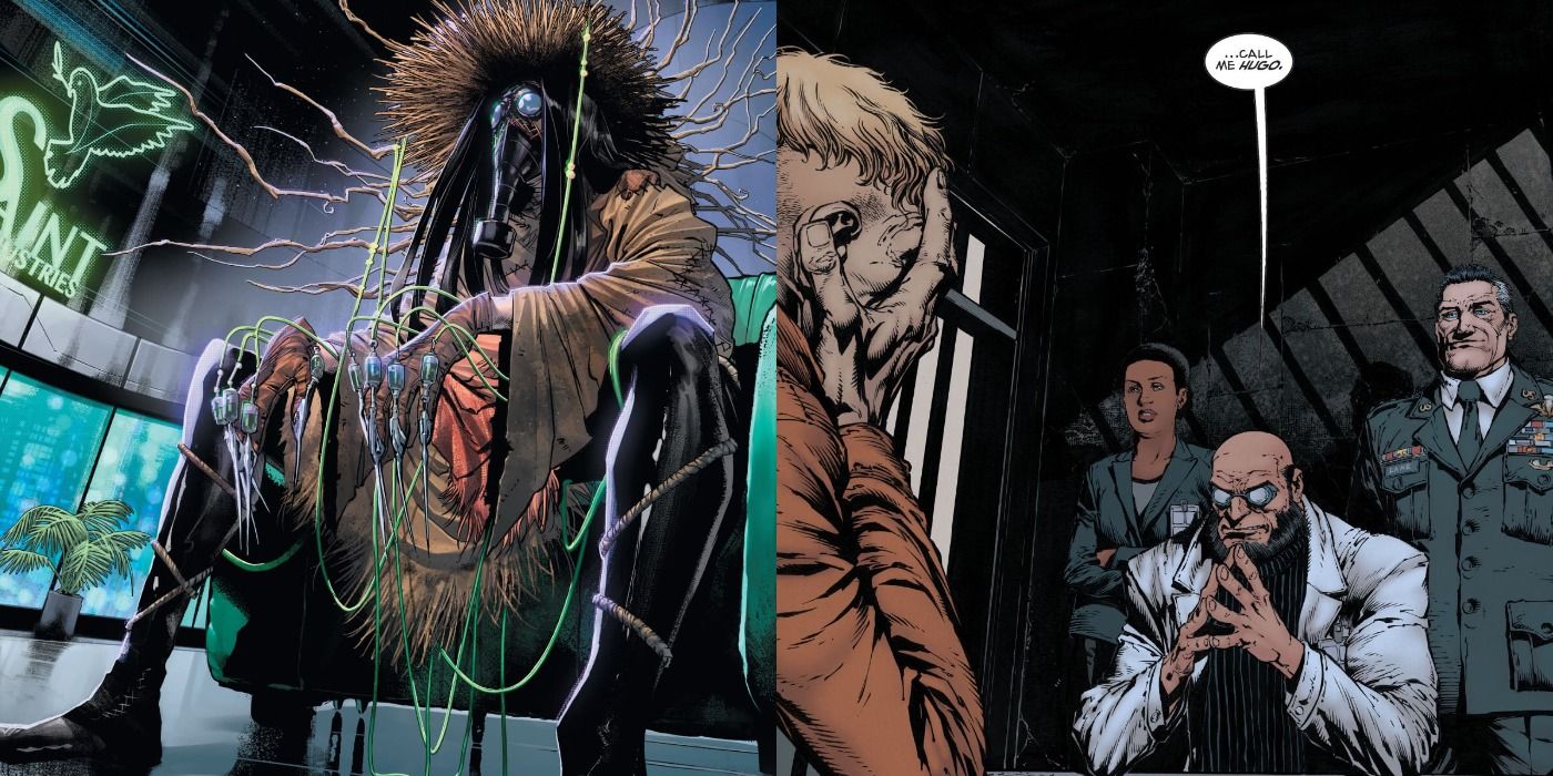Scarecrow by Jorge Jimenez in Batman #106 and Hugo Strange during Tom King's Rebirth run in Batman.