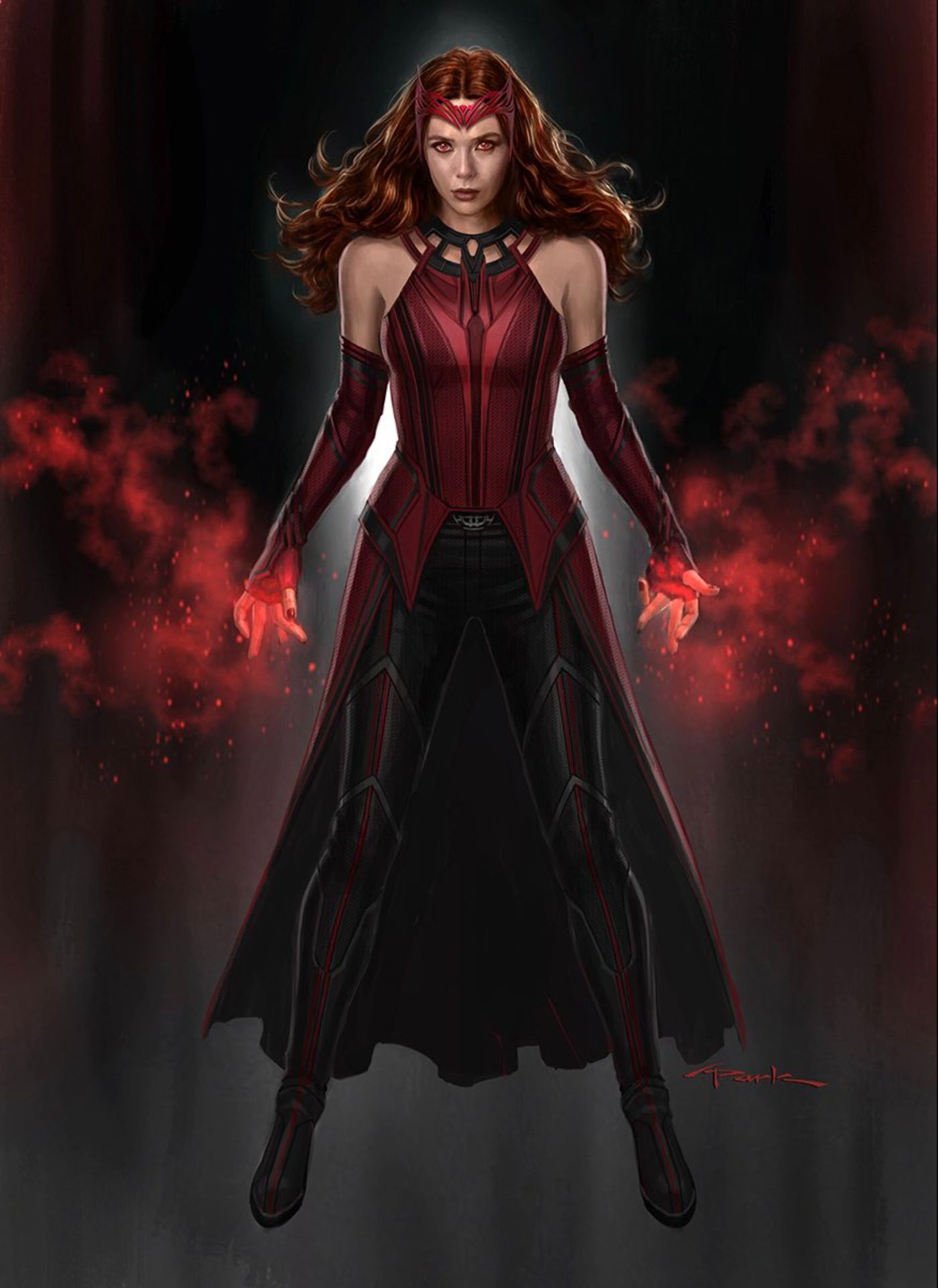 Scarlet Witch Design Concept Art