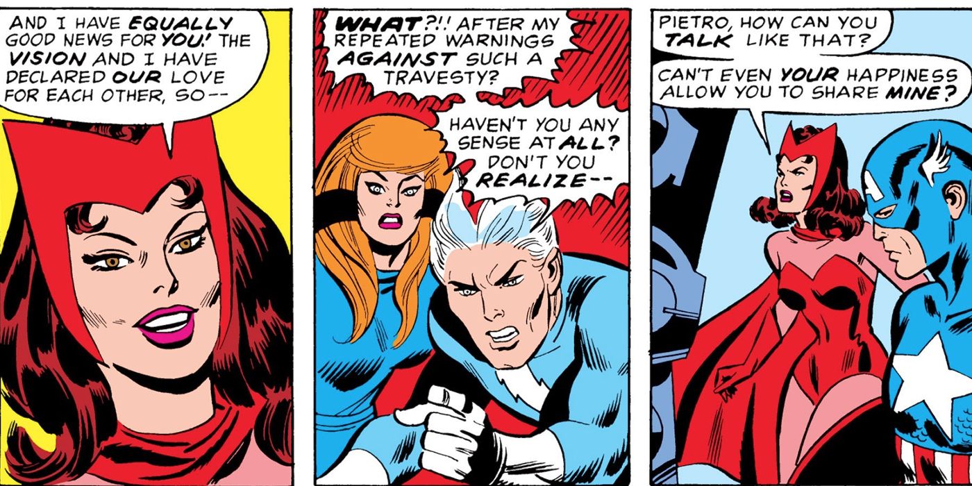 Scarlet Witch and Vision’s Love Was Originally Rejected By Quicksilver