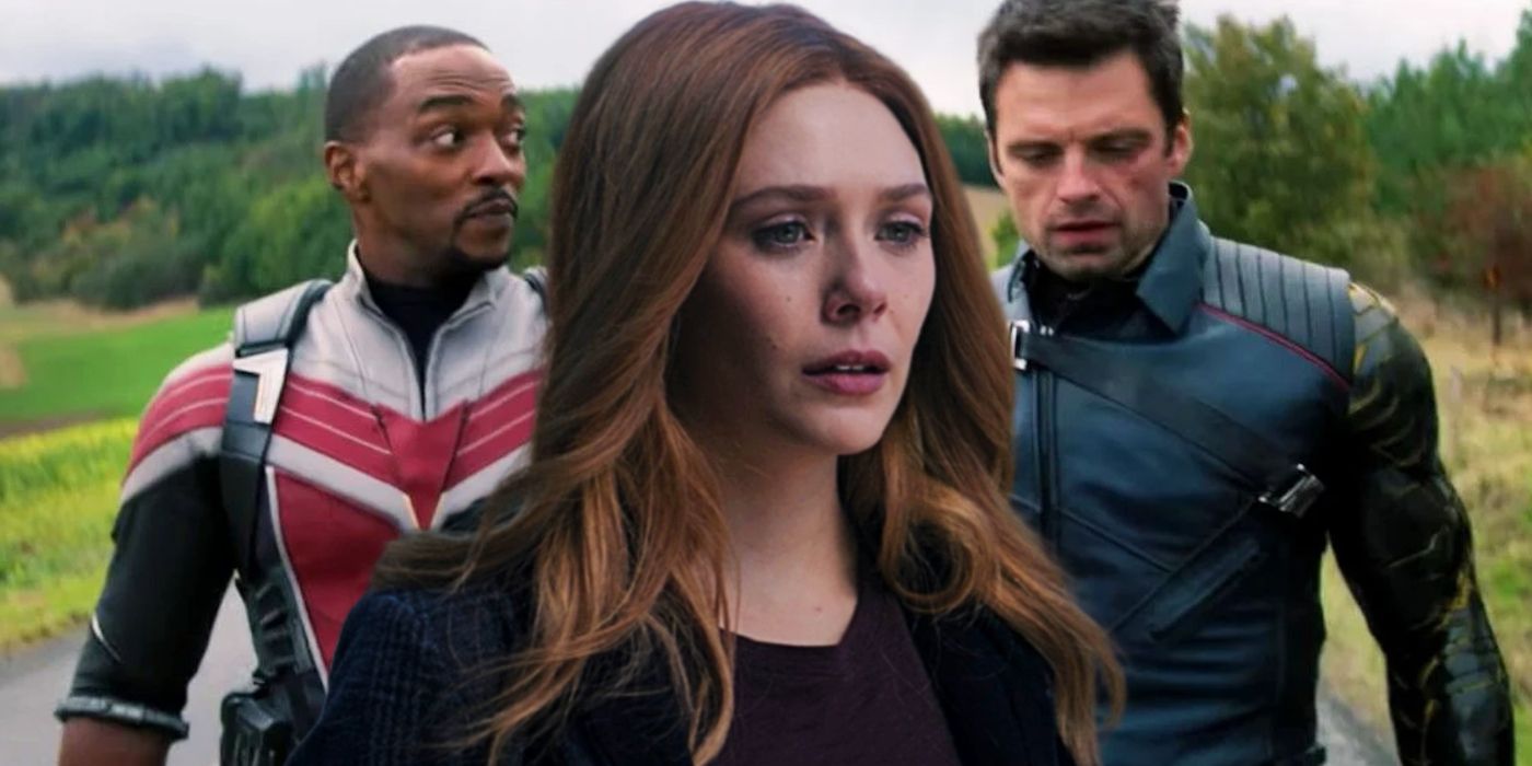 Scarlet Witch in WandaVision and Falcon and the Winter Soldier