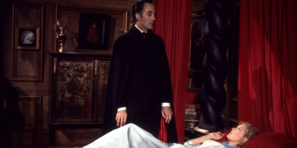 Christopher Lee as Dracula in Scars of Dracula