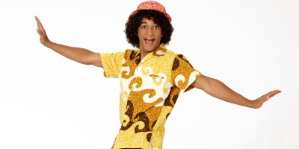 Jordan Fisher as Seacat in a promotional image for Teen Beach 2