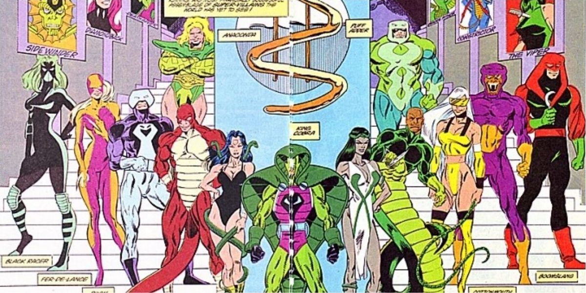 The Serpent Society assembles in their hideout