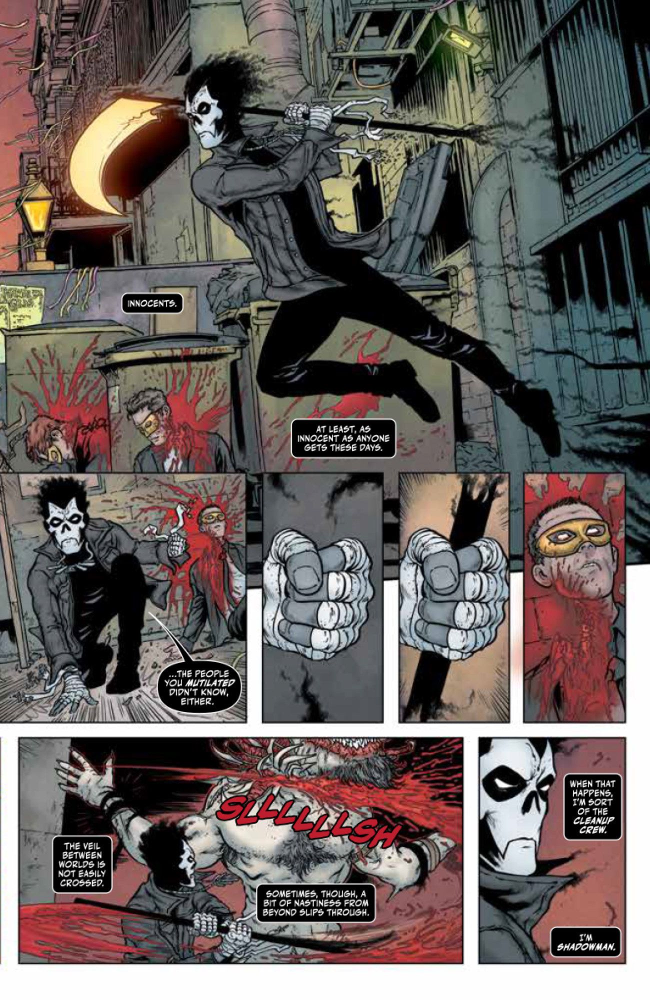 Shadowman Comic Preview Page 3
