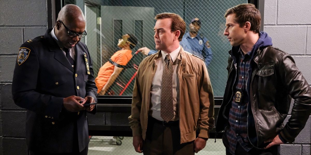 Jake,Holt and Boyle visit cannibal in prison in Brooklyn Nine-Nine