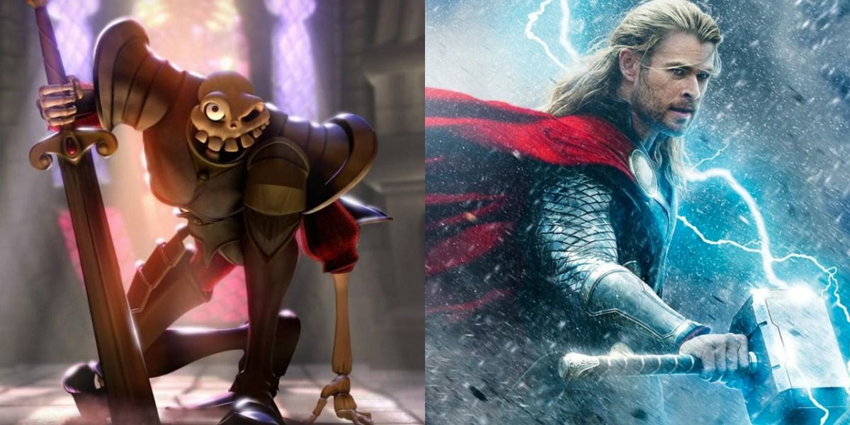 Sir Dan from MediEvil and Thor from the Thor movies.