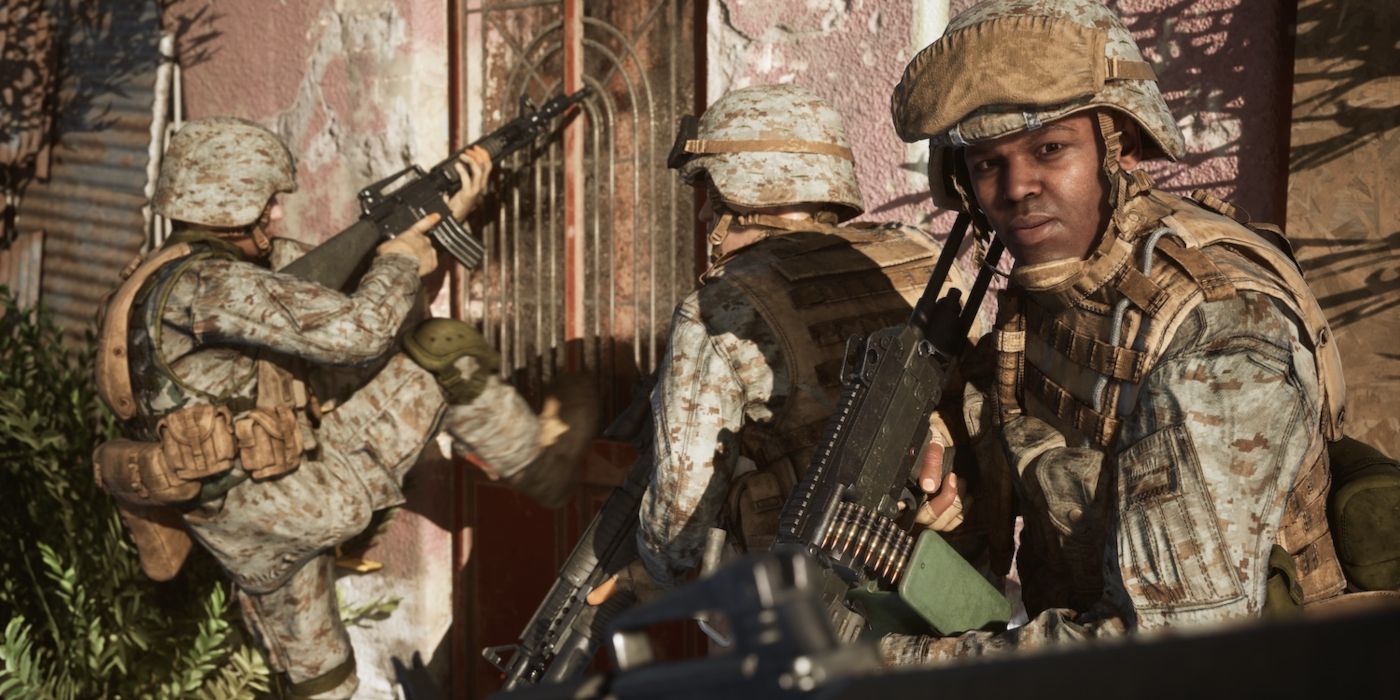Six Days in Fallujah Gameplay Screenshot Marines Political