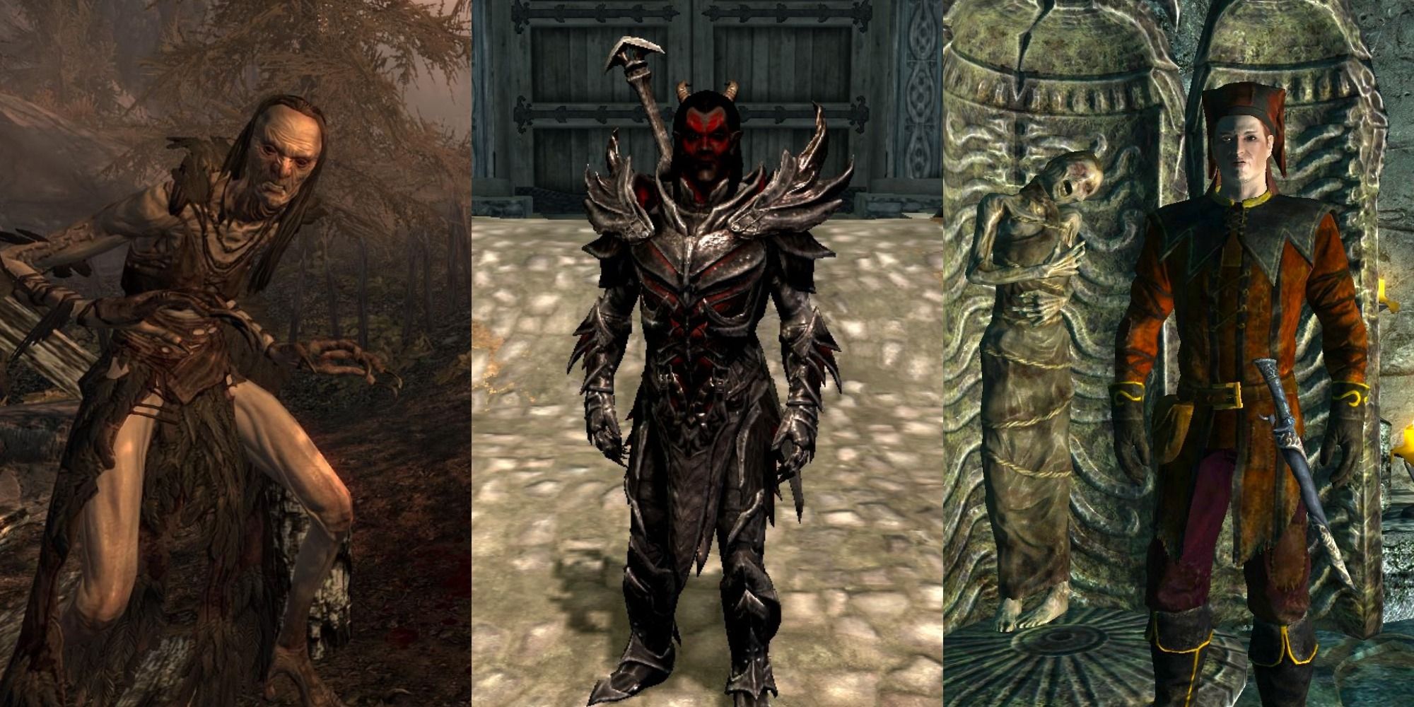 Skyrim — Hagraven Moira, Dremora, Cicero