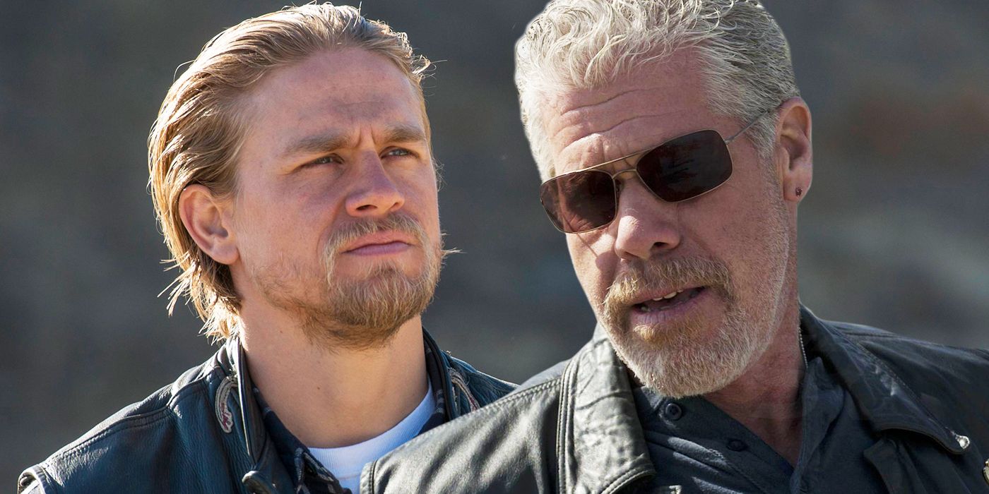 Sons of Anarchy Clay and Jax closeups montage