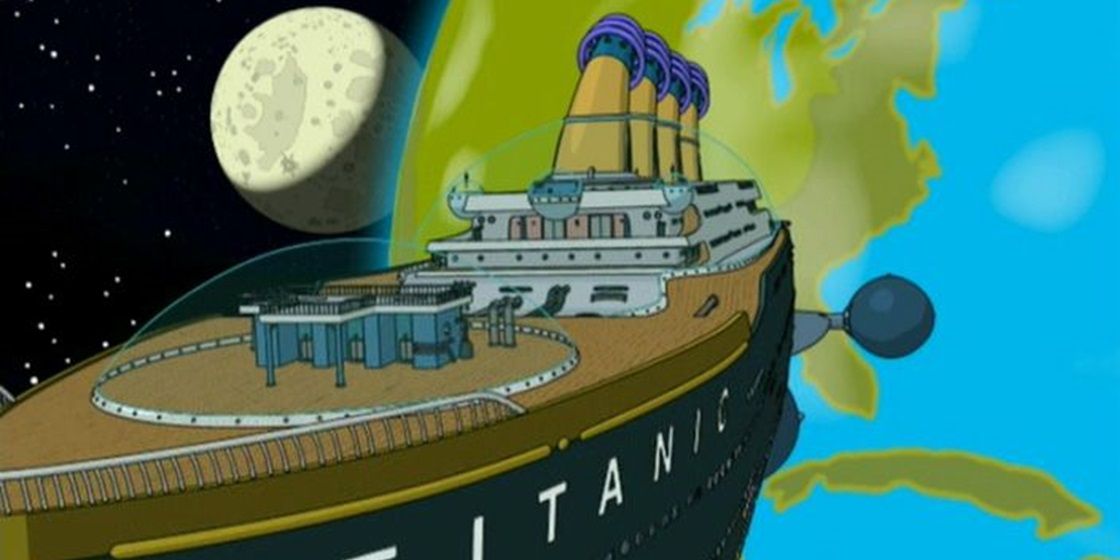 Space Titanic in Futurama