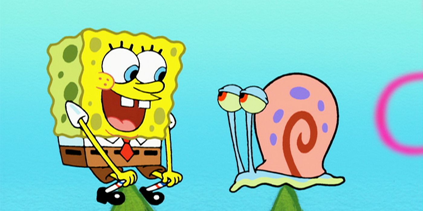 SpongeBob SquarePants and Gary snail
