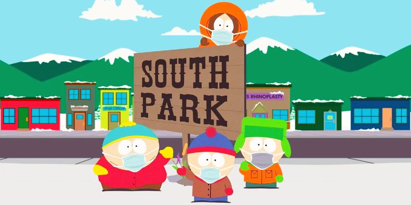 The four main characters from South Park