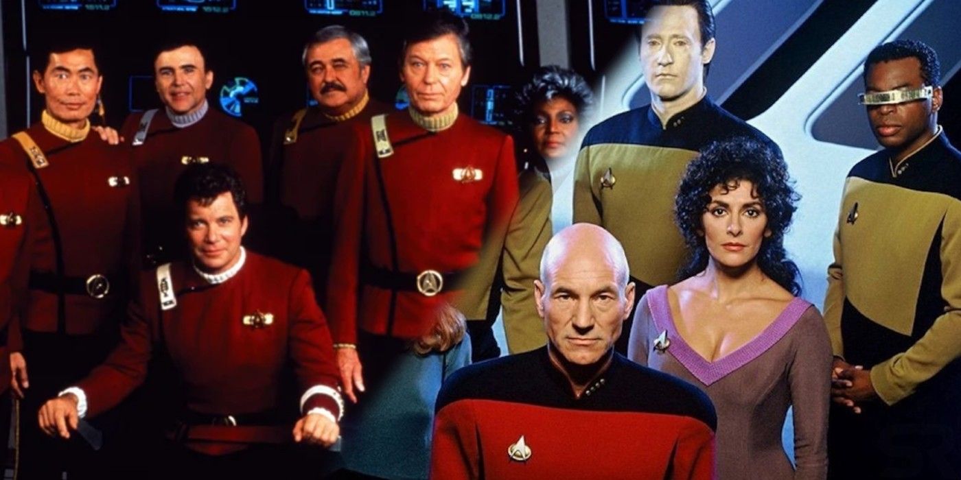 The Star Trek The Final Frontier And Star Trek The Next Generation Casts