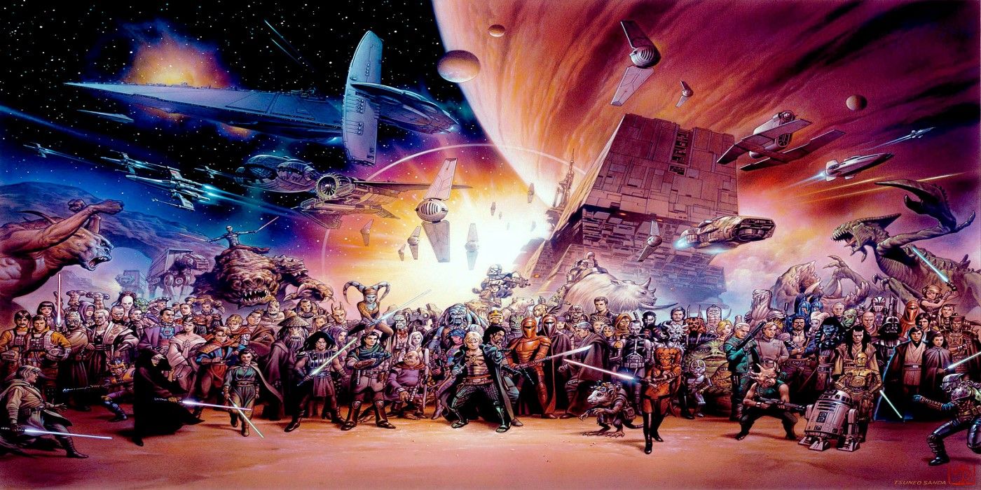 Star Wars Expanded Universe collage