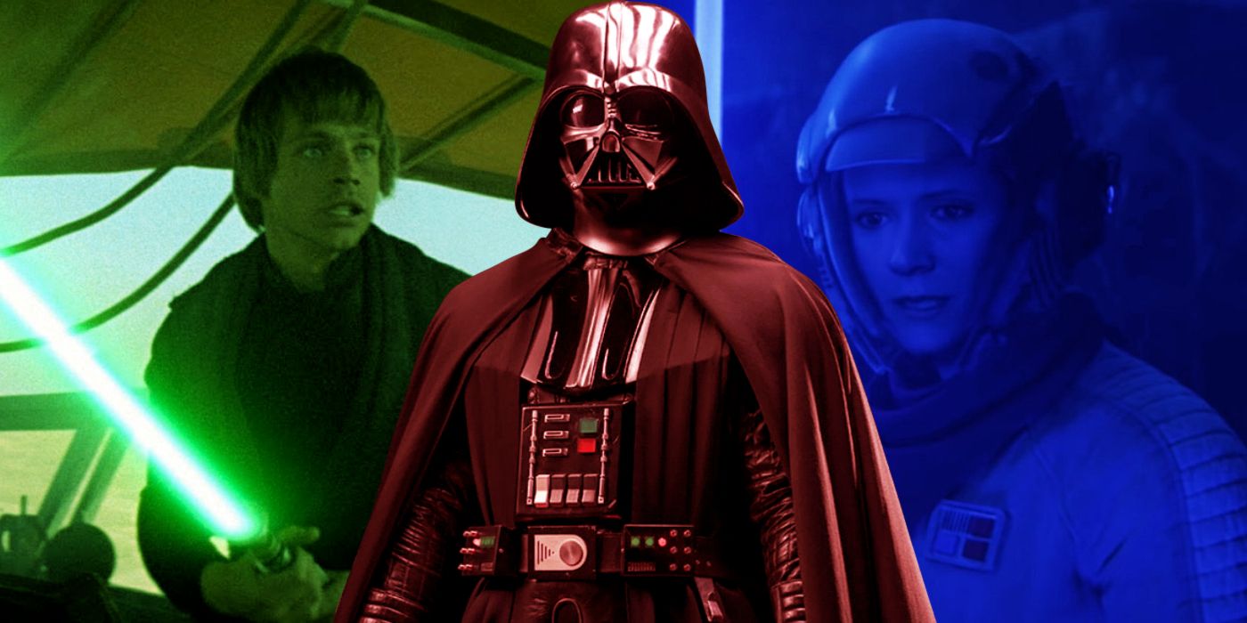 Star Wars Luke Leia Vader Lightsabers