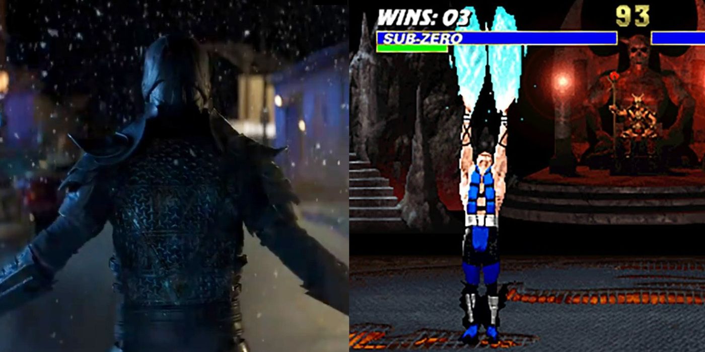 Sub Zero Mortal Kombat Powers Ice Shower