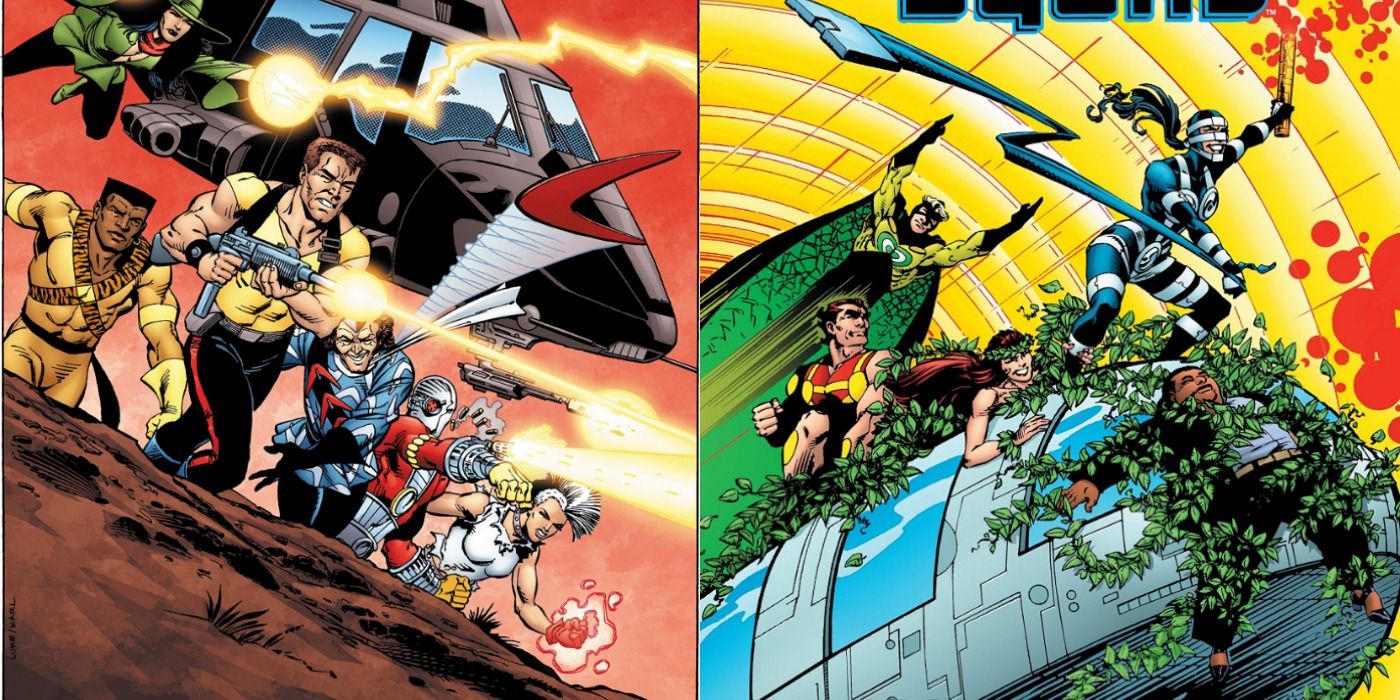 The Suicide Squad in Trial by Fire and Apokolips Now.