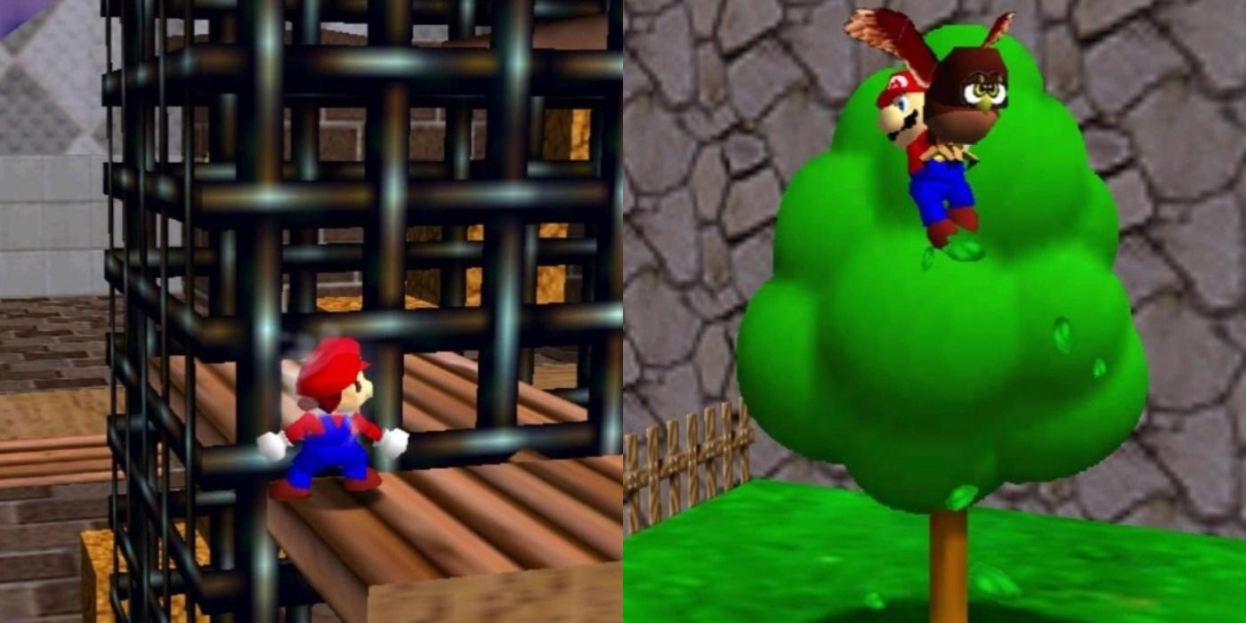 mario 64 mario wings to the sky