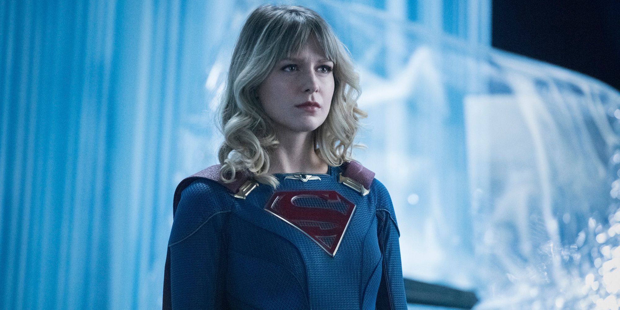 Supergirl in the Fortress of Solitude in Supergirl