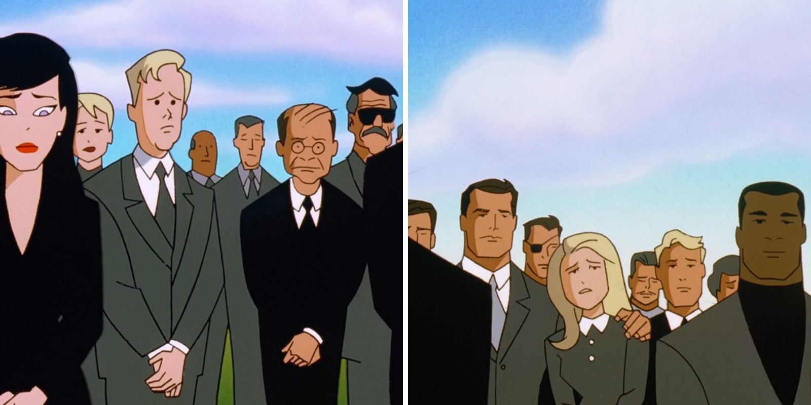 Superman The Animated Series Dan Turpin's Funeral Cameos Stan Lee Fantastic Four Nick Fury
