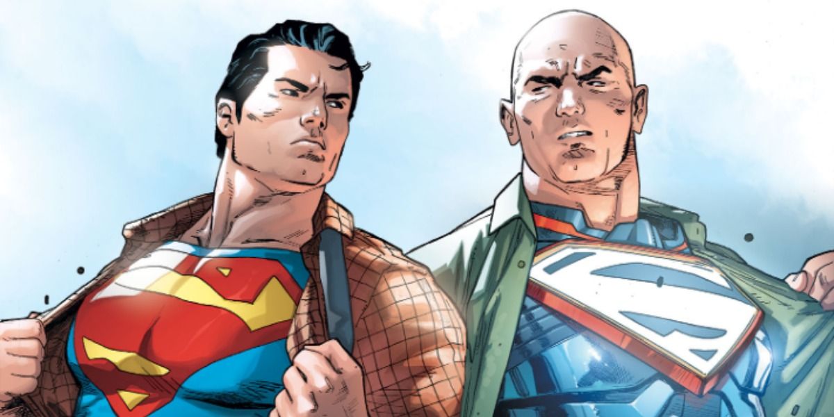 Clark Kent and Lex Luthor as Superman